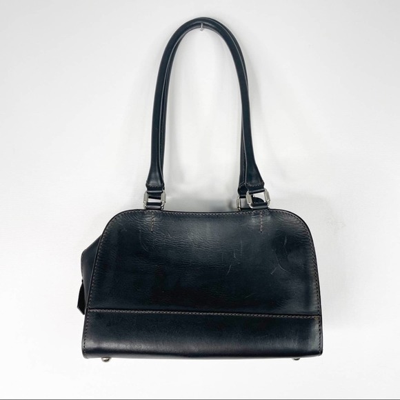 Dooney & Bourke Black Leather Mini Alto Dome Bag - Picture 2 of 9